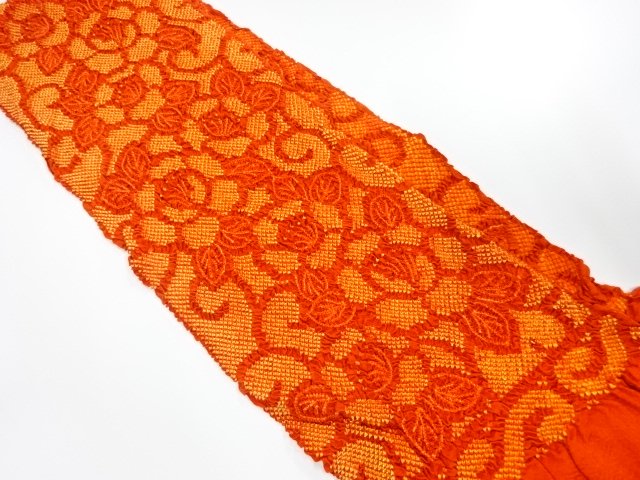 正絹　振袖用　絞り帯揚げ